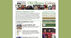 Desktop Screenshot of oldhousecolors.com